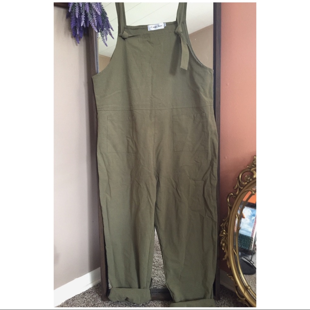 Linen Dungarees